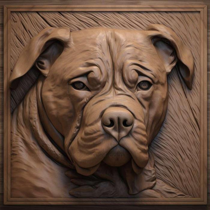 Nature and animals (Otto dog famous animal 2, NATURE_1766) 3D models for cnc