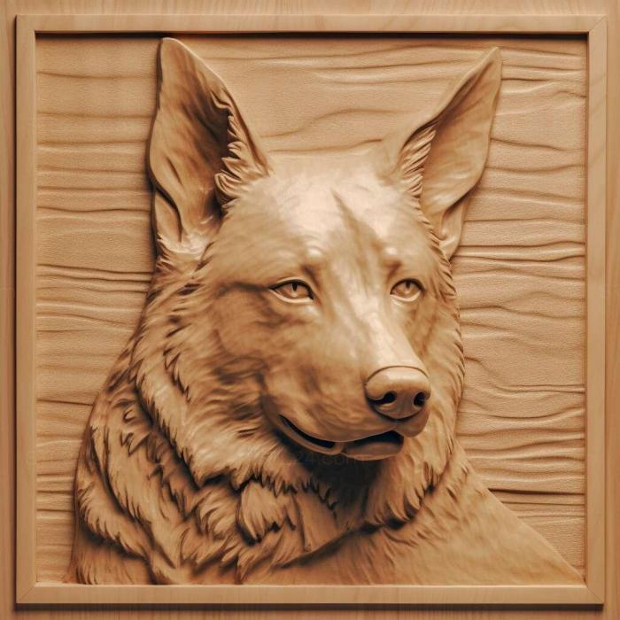 Nature and animals (st Welsh Shepherd dog 3, NATURE_1891) 3D models for cnc
