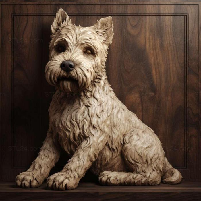 Nature and animals (st Pumi dog breed dog 3, NATURE_19) 3D models for cnc