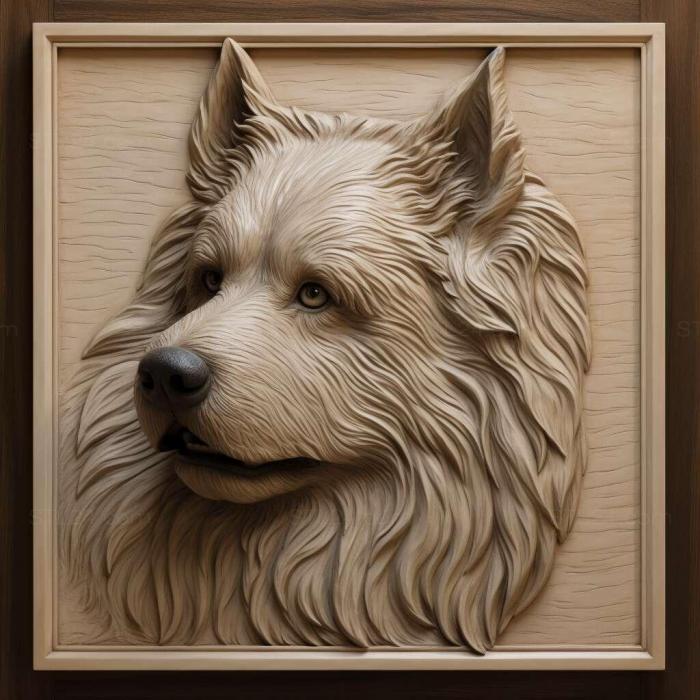 Nature and animals (st South Russian Shepherd dog 4, NATURE_1936) 3D models for cnc