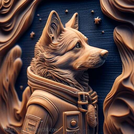 Храбрый пес-космонавт знаменитое животное 2