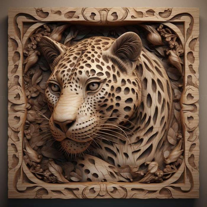 Nature and animals (st Narcine leoparda 1, NATURE_2073) 3D models for cnc