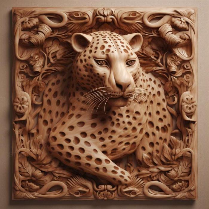 Nature and animals (st Narcine leoparda 2, NATURE_2074) 3D models for cnc
