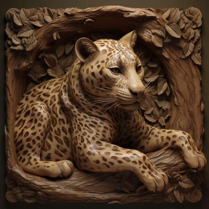 Nature and animals (Narcine leoparda 1, NATURE_2133) 3D models for cnc