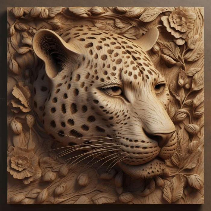 Nature and animals (Narcine leoparda 4, NATURE_2136) 3D models for cnc
