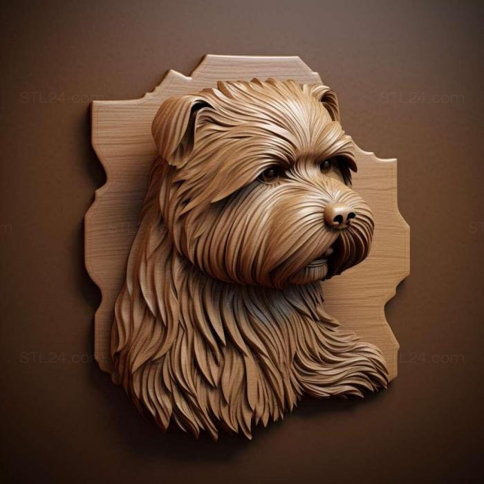 Nature and animals (st Tazy dog breed dog 4, NATURE_2240) 3D models for cnc