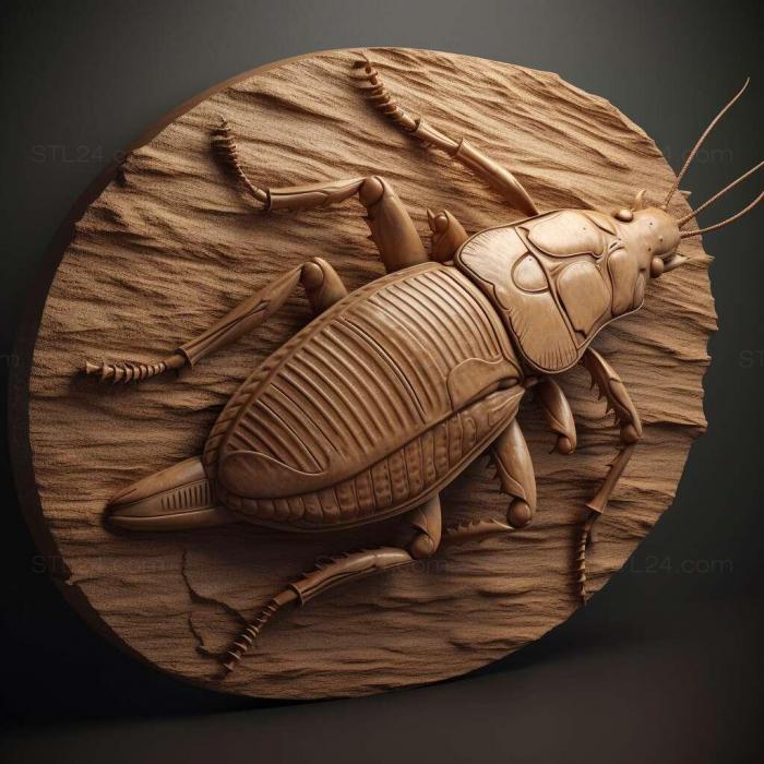 Nature and animals (Hope cockroach famous animal 2, NATURE_2266) 3D models for cnc