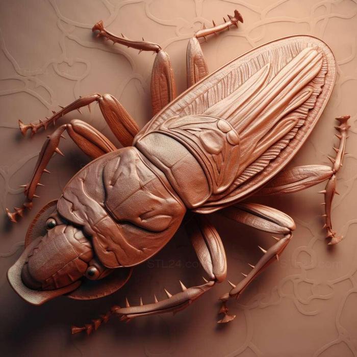 Nature and animals (Hope cockroach famous animal 4, NATURE_2268) 3D models for cnc