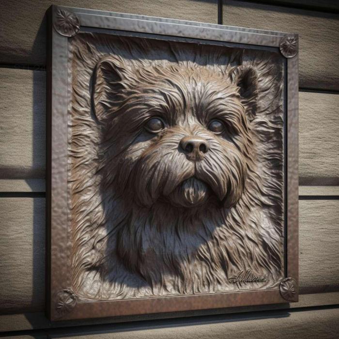 Nature and animals (Greyfriars Bobby famous animal 1, NATURE_2285) 3D models for cnc