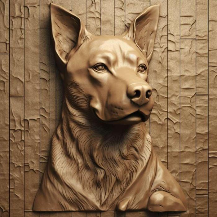 Nature and animals (Patron dog famous animal 1, NATURE_2401) 3D models for cnc