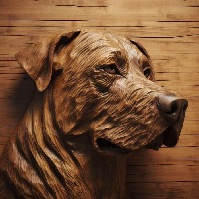 Nature and animals (st Saw argentino dog 2, NATURE_2526) 3D models for cnc