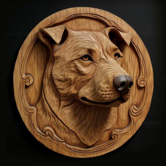 Nature and animals (st Saw argentino dog 3, NATURE_2527) 3D models for cnc