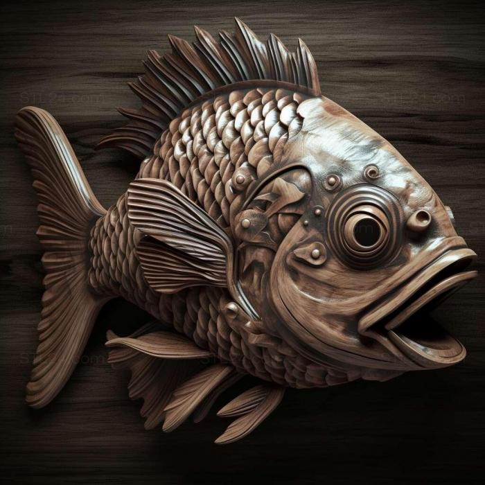 Юлидохромная рыба в маске 4