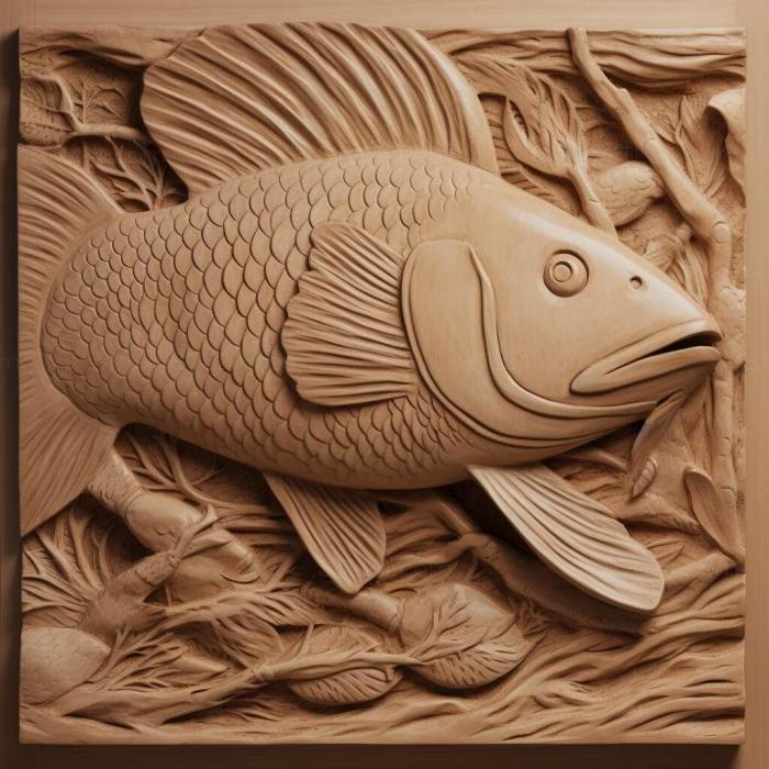 Nature and animals (st Minor fish fish 2, NATURE_2586) 3D models for cnc