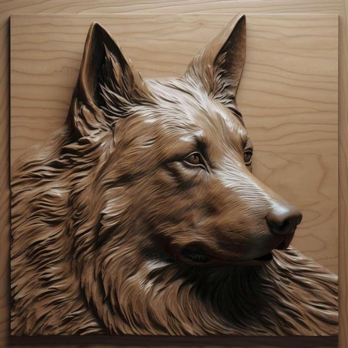 Nature and animals (st The Bergamian Shepherd dog 2, NATURE_2730) 3D models for cnc