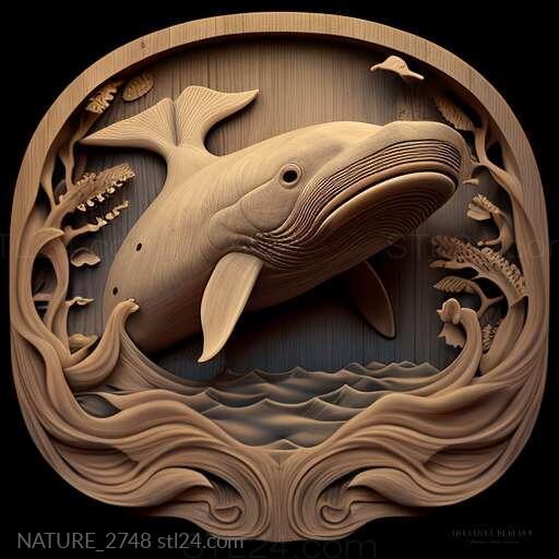 Nature and animals (st Pelorus Jack famous animal 4, NATURE_2748) 3D models for cnc