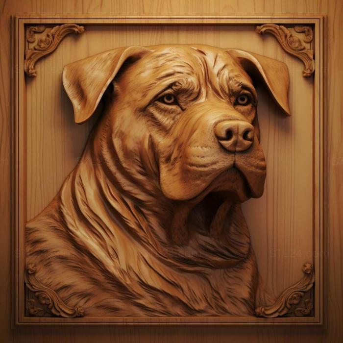Nature and animals (Boris the dog famous animal 3, NATURE_2799) 3D models for cnc