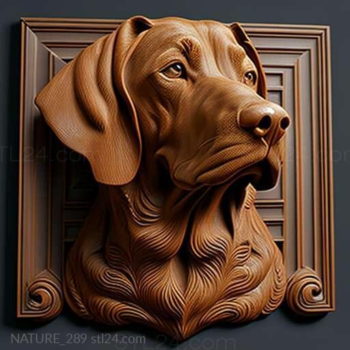 Nature and animals (st Yale dog famous animal 1, NATURE_289) 3D models for cnc