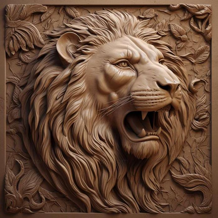 Nature and animals (stl The Lion King 1, NATURE_2909) 3D models for cnc