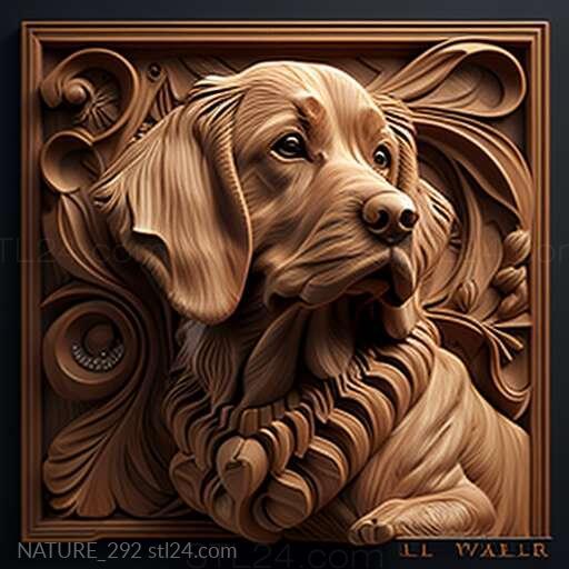Nature and animals (st Yale dog famous animal 4, NATURE_292) 3D models for cnc