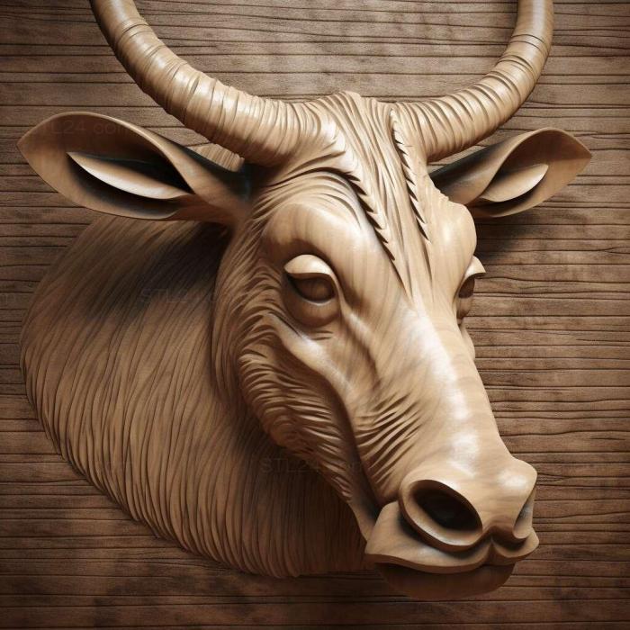 Nature and animals (Kanzi famous animal 1, NATURE_2941) 3D models for cnc