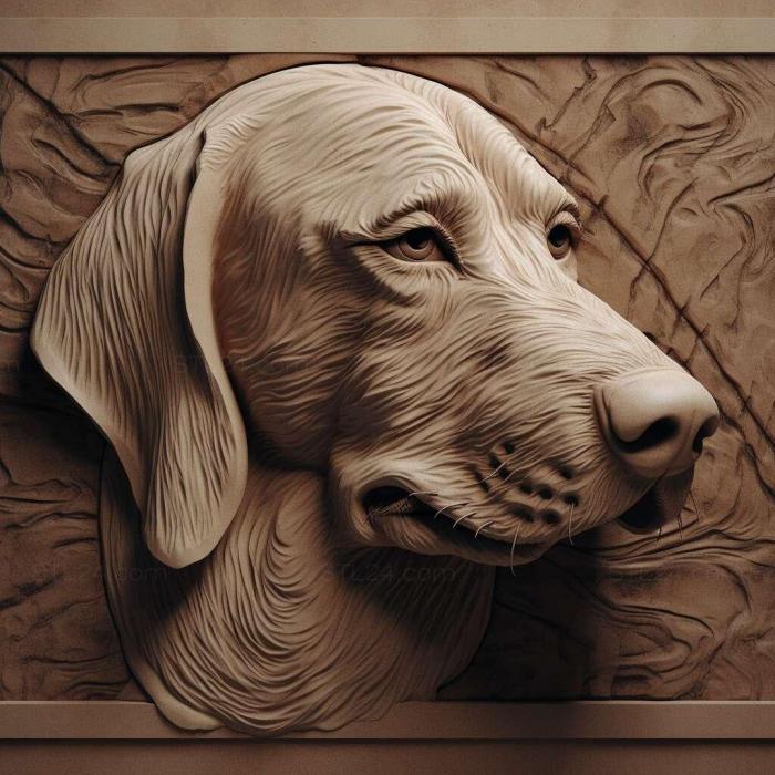 Природа и животные (Трансильванская гончая собака 1, NATURE_3065) 3D модель для ЧПУ станка