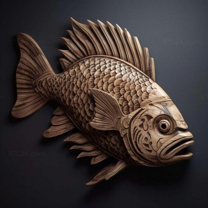 Метеоритная рыба рыба 3