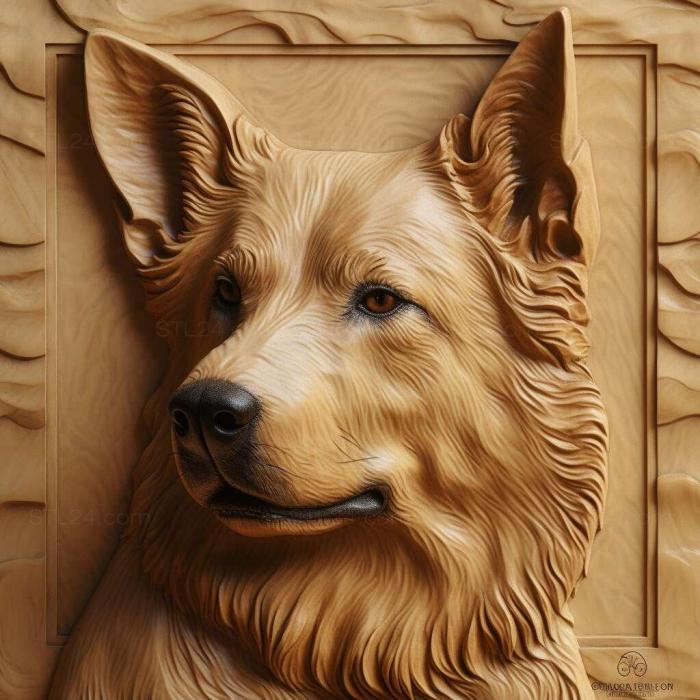 Nature and animals (st Picardy Shepherd dog 1, NATURE_3249) 3D models for cnc