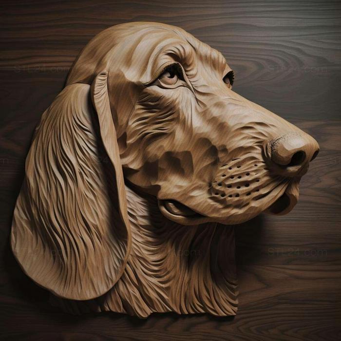 Nature and animals (The Estonian Hound dog 2, NATURE_342) 3D models for cnc