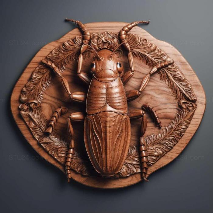 Nature and animals (st Hope cockroach famous animal 1, NATURE_3461) 3D models for cnc