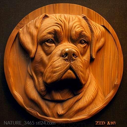 Nature and animals (st Zorba dog famous animal 1, NATURE_3465) 3D models for cnc
