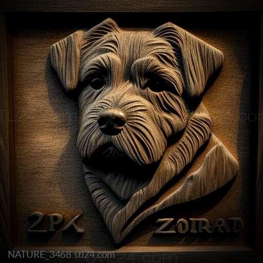 Nature and animals (st Zorba dog famous animal 4, NATURE_3468) 3D models for cnc