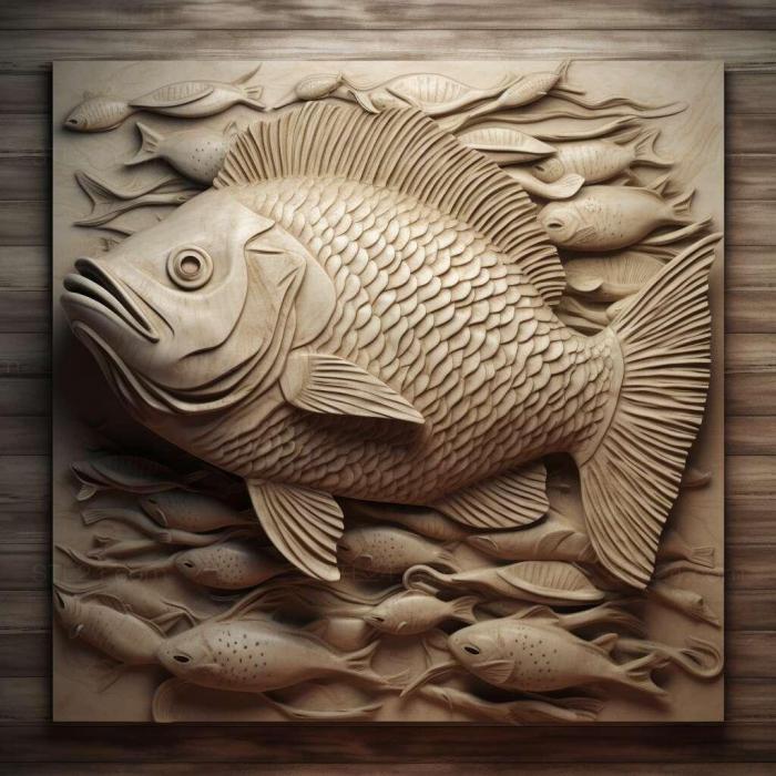 Nature and animals (st Planiloricaria fish 1, NATURE_3533) 3D models for cnc