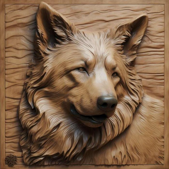 Nature and animals (st Sharplaninsky Shepherd dog 3, NATURE_3567) 3D models for cnc