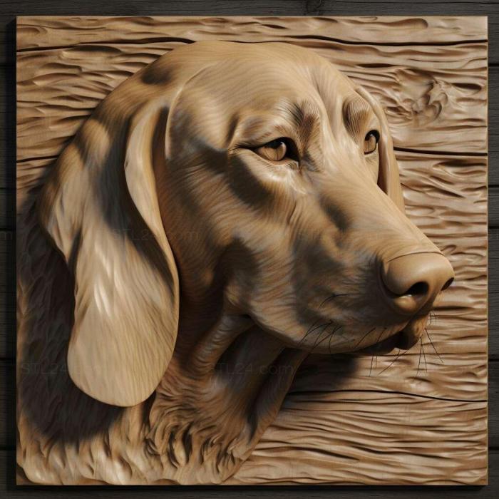 Nature and animals (st Small Swiss Hound dog 3, NATURE_3655) 3D models for cnc