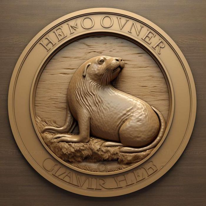 Nature and animals (st Hoover seal famous animal 1, NATURE_3677) 3D models for cnc