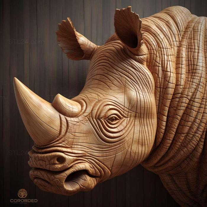 Nature and animals (st Oryctes rhinoceros 1, NATURE_3873) 3D models for cnc