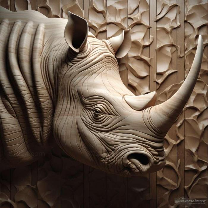 Nature and animals (st Oryctes rhinoceros 2, NATURE_3874) 3D models for cnc