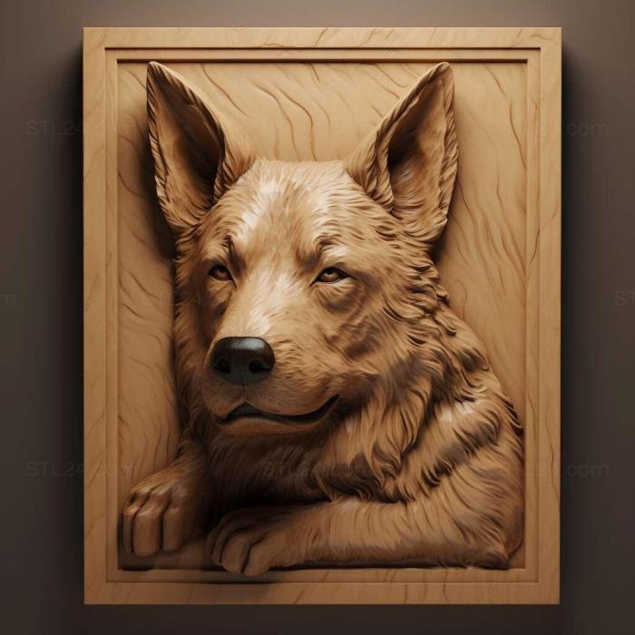 Nature and animals (st Portuguese Shepherd dog 4, NATURE_3948) 3D models for cnc