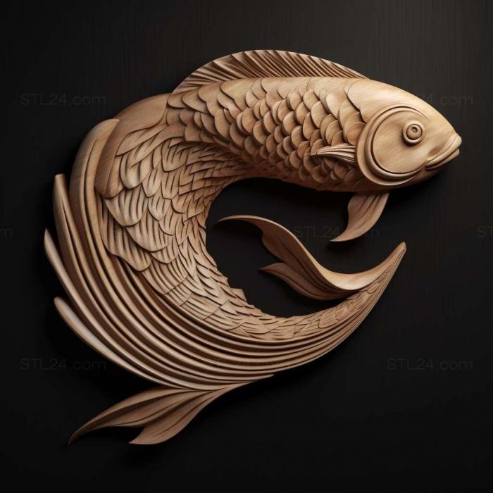 Sickle shaped shell fish 3