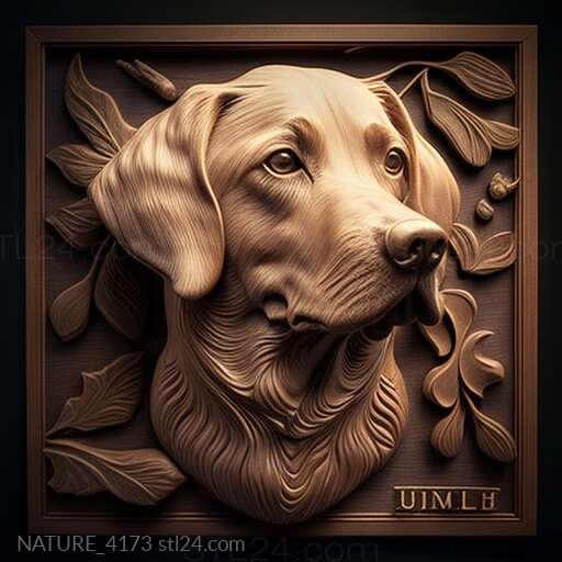Nature and animals (st Millie dog famous animal 1, NATURE_4173) 3D models for cnc