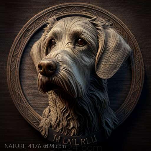 Nature and animals (st Millie dog famous animal 4, NATURE_4176) 3D models for cnc