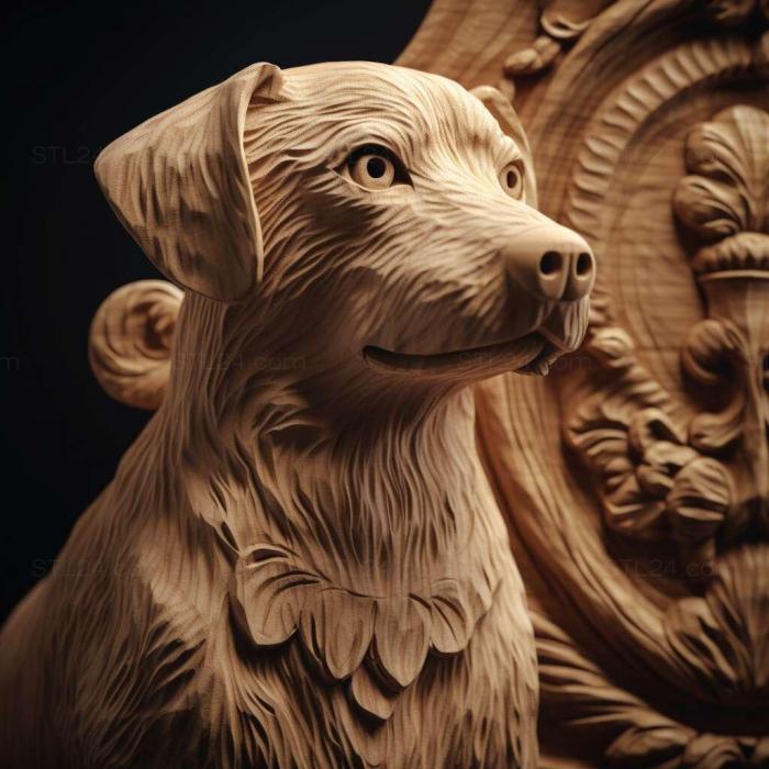 Nature and animals (Valencian Rater dog 4, NATURE_4300) 3D models for cnc