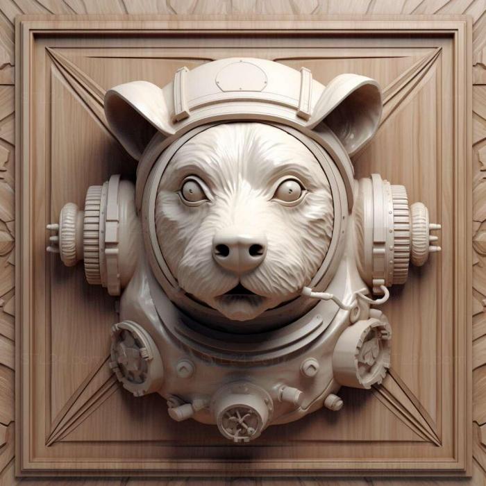 Звездочка собака-космонавт знаменитое животное 4