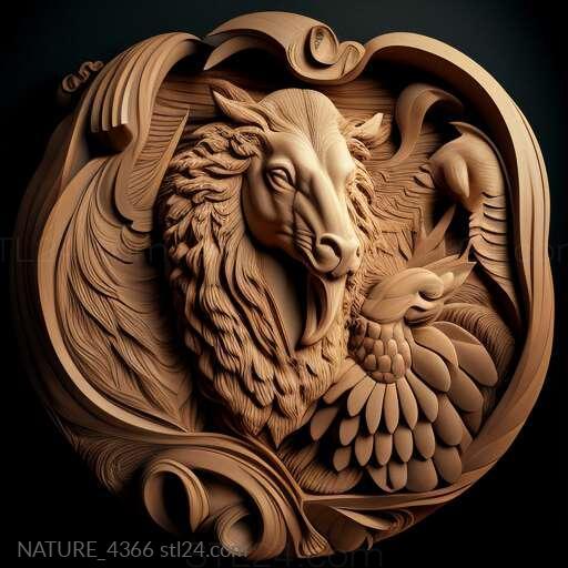 Nature and animals (st Incitat famous animal 2, NATURE_4366) 3D models for cnc