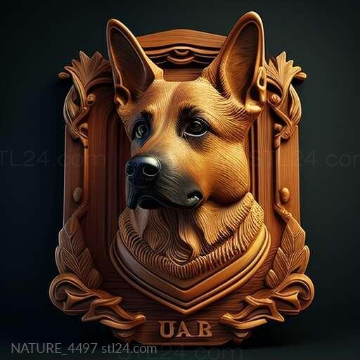 Nature and animals (st Duke dog famous animal 1, NATURE_4497) 3D models for cnc