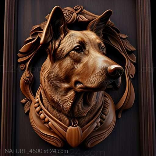 Nature and animals (st Duke dog famous animal 4, NATURE_4500) 3D models for cnc