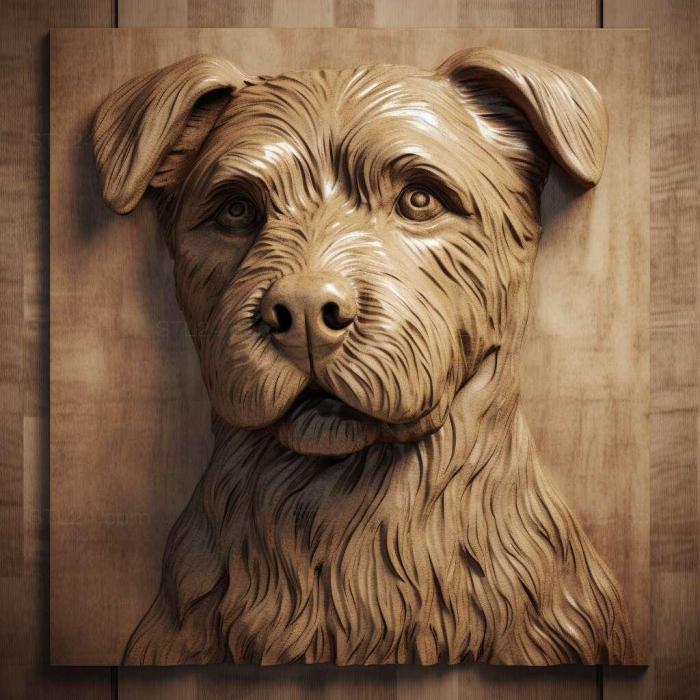 Nature and animals (Barney the dog famous animal 2, NATURE_4594) 3D models for cnc