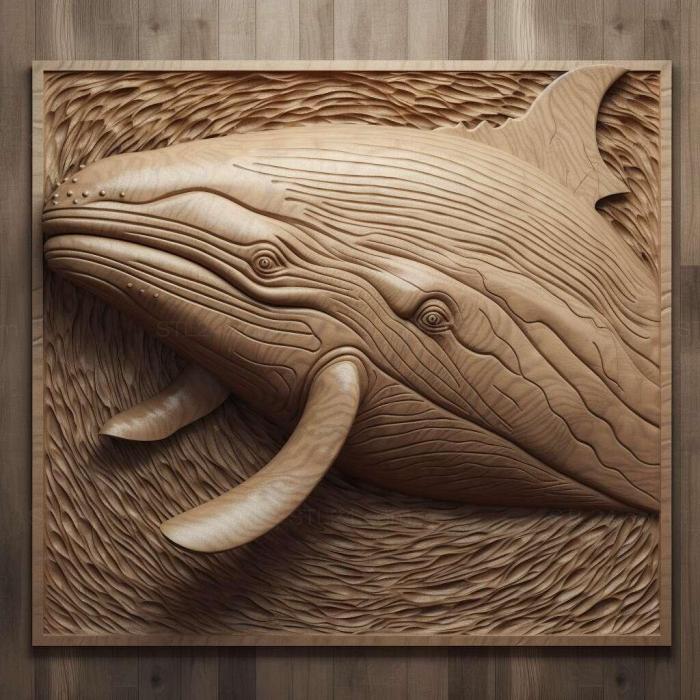 Nature and animals (st The Fifty two hertz whale famous animal 2, NATURE_4634) 3D models for cnc