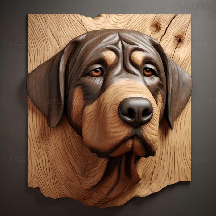 Nature and animals (st Great Swiss Mountain dog 3, NATURE_4651) 3D models for cnc